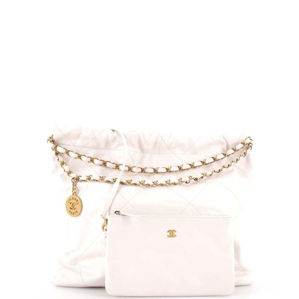 Chanel 22 Chain Hobo Quilted Calfskin #256596C47B - Picture 2 of 8